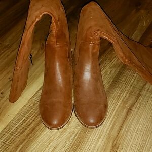 Brown Leather Women's Boots